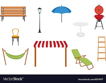 Flat Set vector image