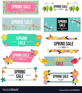 Flat set vector image