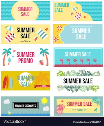 Flat set vector image