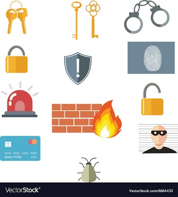 Flat set vector image