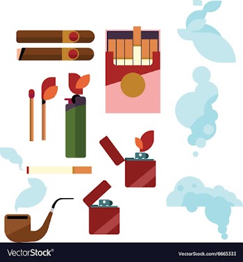 Flat set vector image