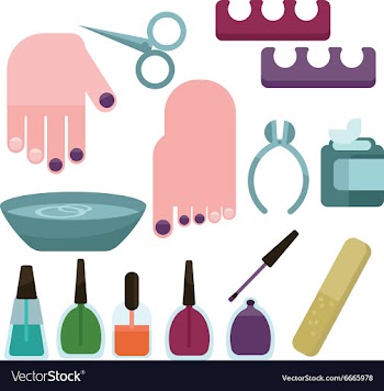 Flat set vector image