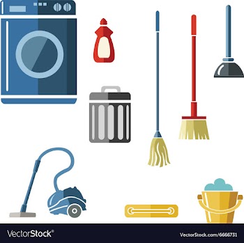 Flat set vector image