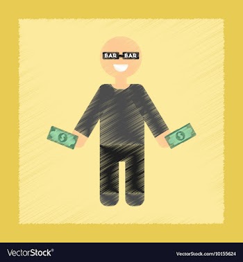 Flat shading style icon a poker man player vector image