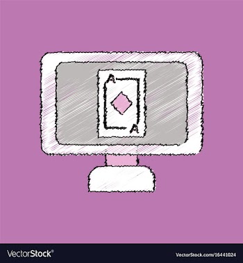 Flat shading style icon ace of diamonds screen vector image