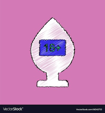 Flat shading style icon adult sex toy vector image