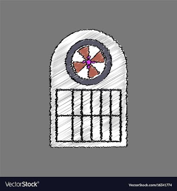 Flat shading style icon american roulette table vector image