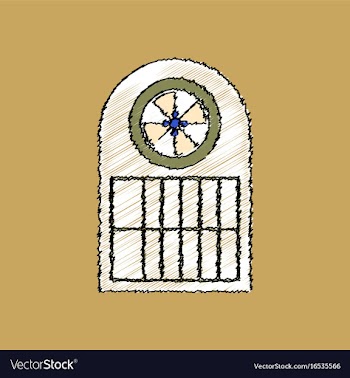 Flat shading style icon american roulette table vector image
