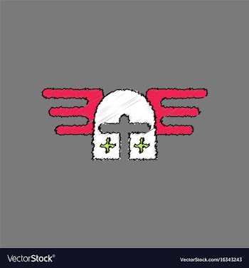 Flat shading style icon ancient helmet crusaders vector image