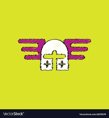 Flat shading style icon ancient helmet crusaders vector image