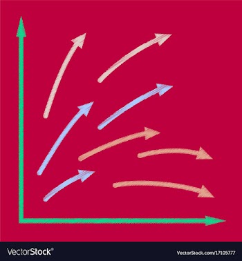 Flat shading style icon arrows vector image