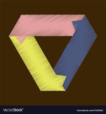 Flat shading style icon arrows vector image