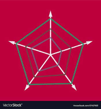 Flat shading style icon arrows vector image
