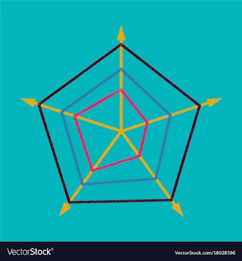 Flat shading style icon arrows vector image