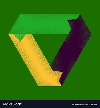 Flat shading style icon arrows vector image