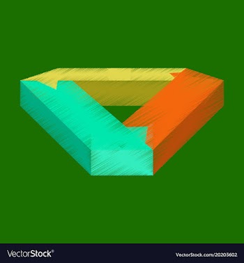 Flat shading style icon arrows vector image