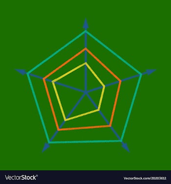 Flat shading style icon arrows vector image