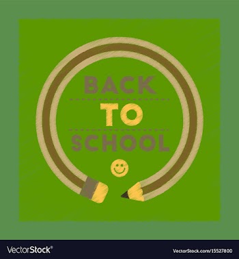 Flat shading style icon back to school pencil vector image