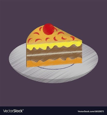 Flat shading style icon berry pie on a plate vector image