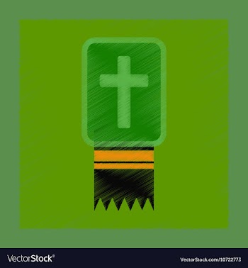 Flat shading style icon Bible book vector image