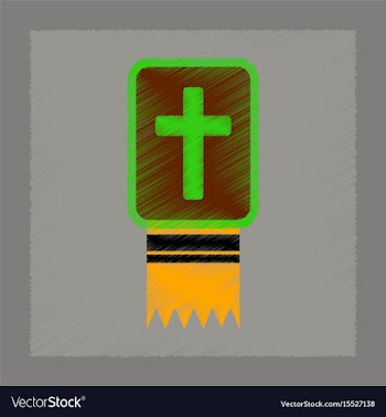 Flat shading style icon bible book vector image