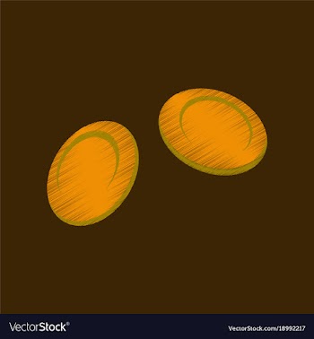 Flat shading style icon blood cells vector image