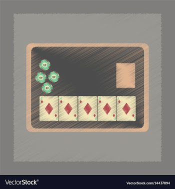 Flat shading style icon board card chip vector image