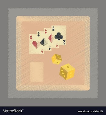 Flat shading style icon board card chip vector image