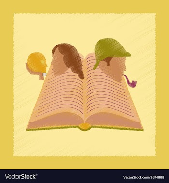 Flat shading style icon book classics vector image