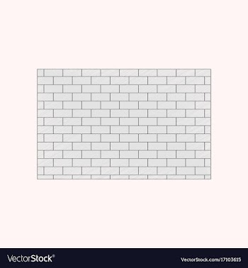 Flat shading style icon brick wall vector image