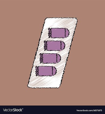 Flat shading style icon bullets in magazine vector image