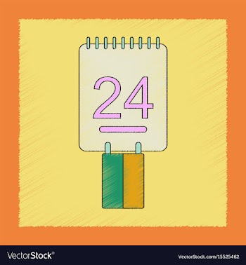 Flat shading style icon calendar ukraines vector image