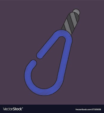 Flat shading style icon carbine vector image