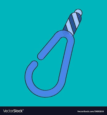 Flat shading style icon carbine vector image