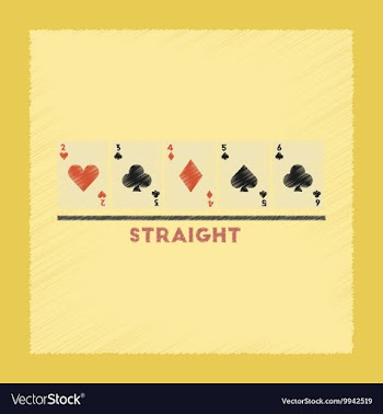 Flat shading style icon cards straight vector image