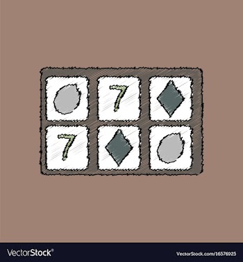 Flat shading style icon casino gambling vector image