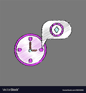 Flat shading style icon casino stuff time vector image