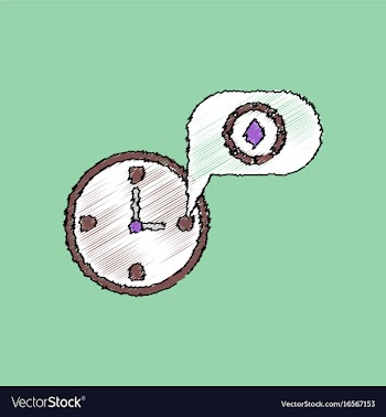 Flat shading style icon casino stuff time vector image