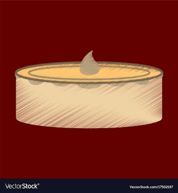 Flat shading style icon cheesecake vector image