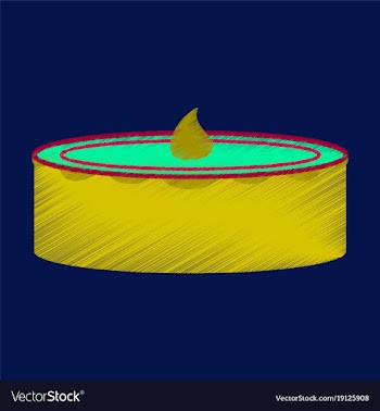 Flat shading style icon cheesecake vector image