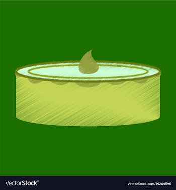 Flat shading style icon cheesecake vector image