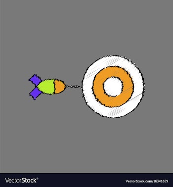 Flat shading style icon children darts silhouette vector image