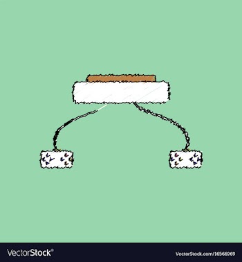 Flat shading style icon children game console vector image