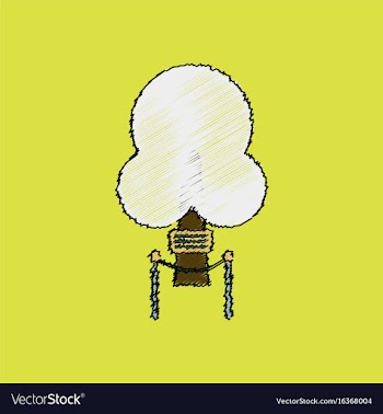 Flat shading style icon chimney-stalk vector image