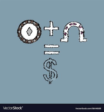 Flat shading style icon chip horseshoe dollar vector image