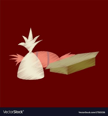 Flat shading style icon chocolate candies vector image