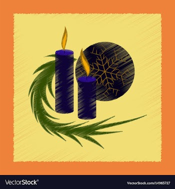 Flat shading style icon christmas balls and vector image