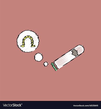Flat shading style icon cigar and horseshoe vector image