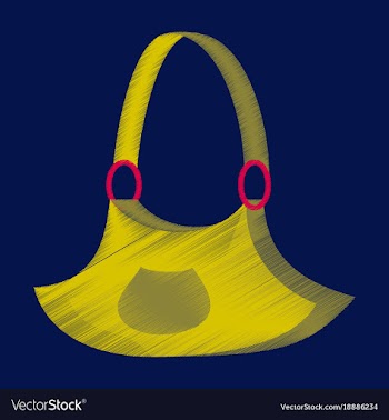 Flat shading style icon clothes handbag vector image
