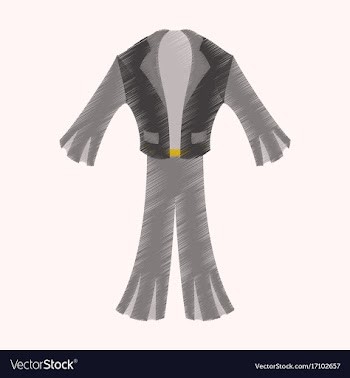 Flat shading style icon clothes mens suit vector image